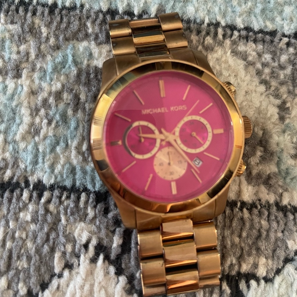 Michael Kors Rose Gold Chronograph Watch